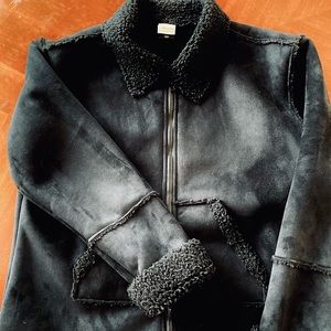 Like new black suede jacket